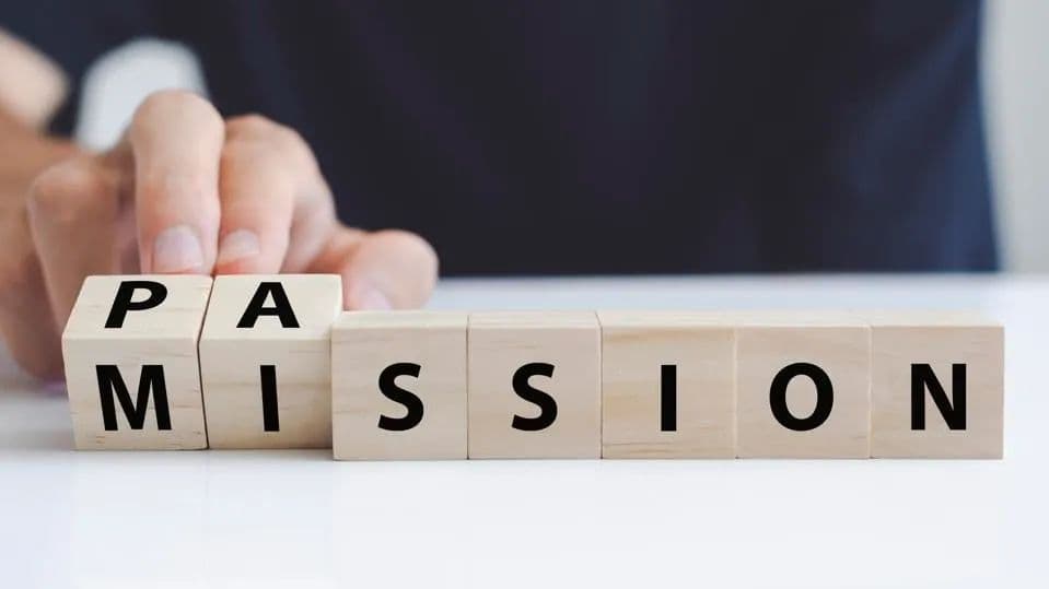 Mission at Steelbridge Oy — wooden blocks representing passion turned into mission